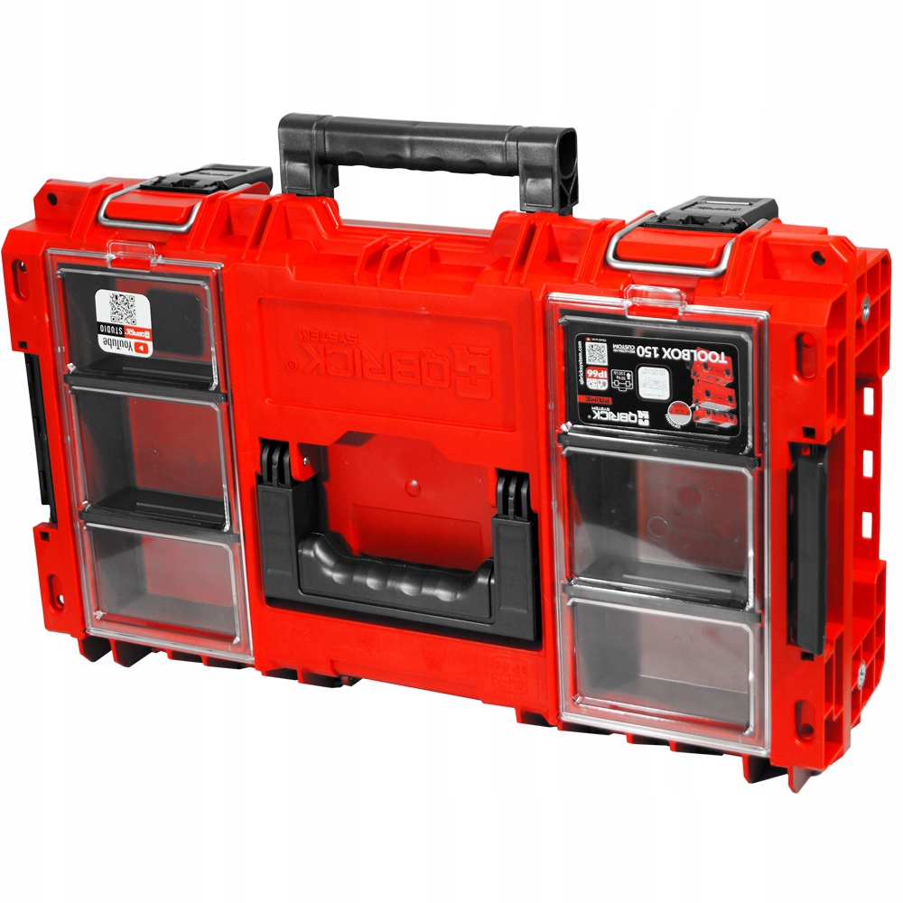 Ящик для инструментов Qbrick System PRIME Toolbox 150 Profi Red Ultra HD Custom535x327x141 ящик для инструментов qbrick system one cart red ultra hd 10501804