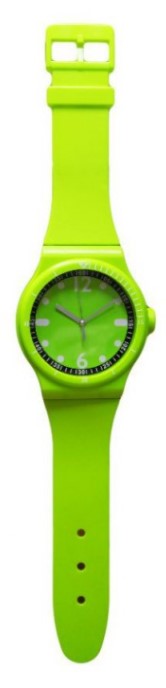 фото Часы пластиковые, цвет: зеленый arte nuevo