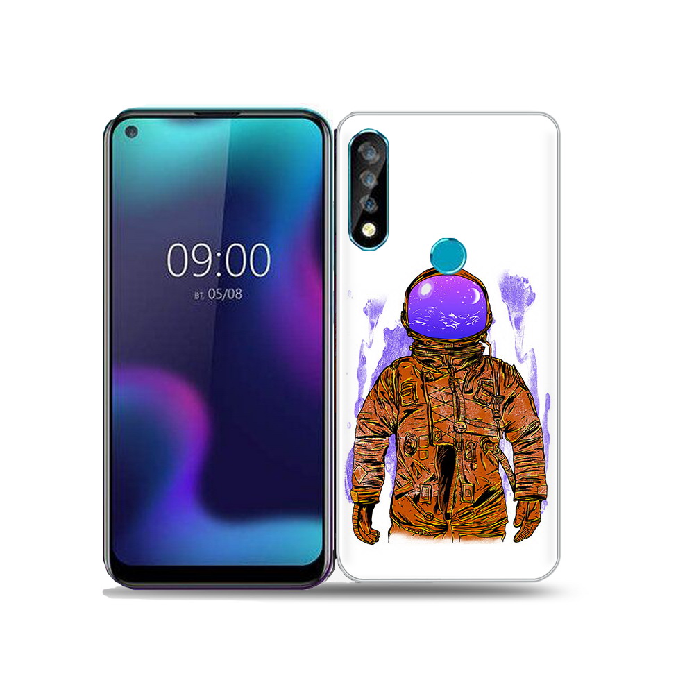 

Чехол MyPads Tocco для BQ 6424L нарисованный мужчина в скафандре, Прозрачный, Tocco
