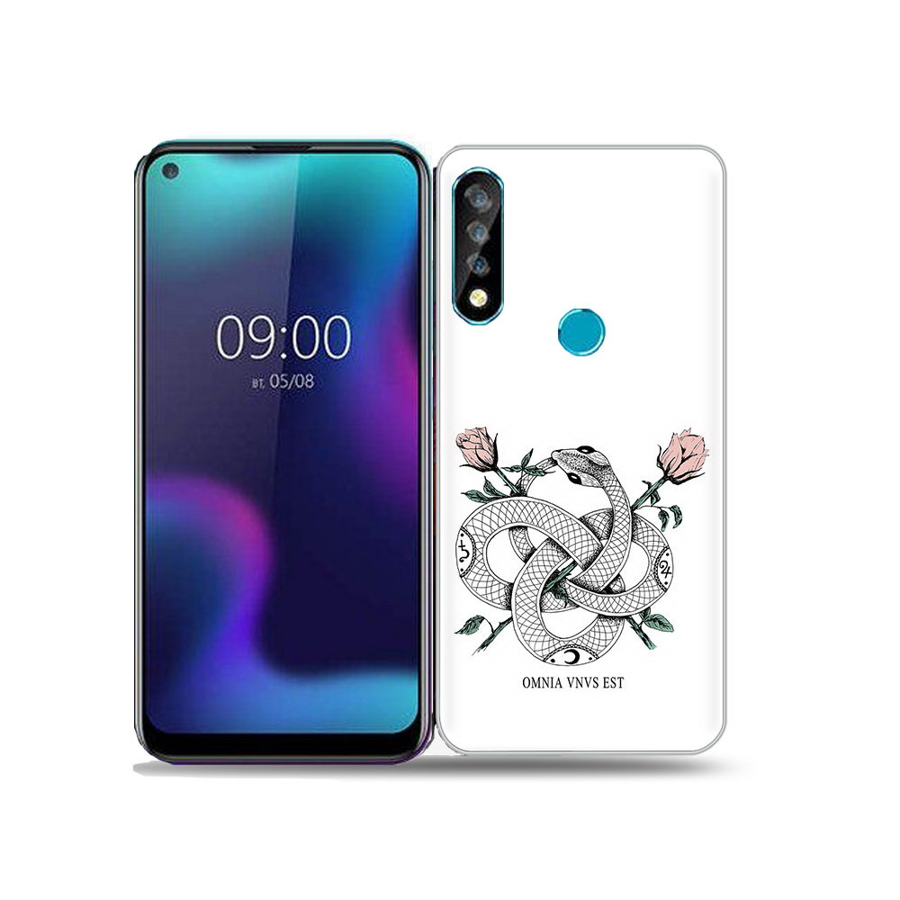 

Чехол MyPads Tocco для BQ 6424L нарисованная змея абстракция, Прозрачный, Tocco