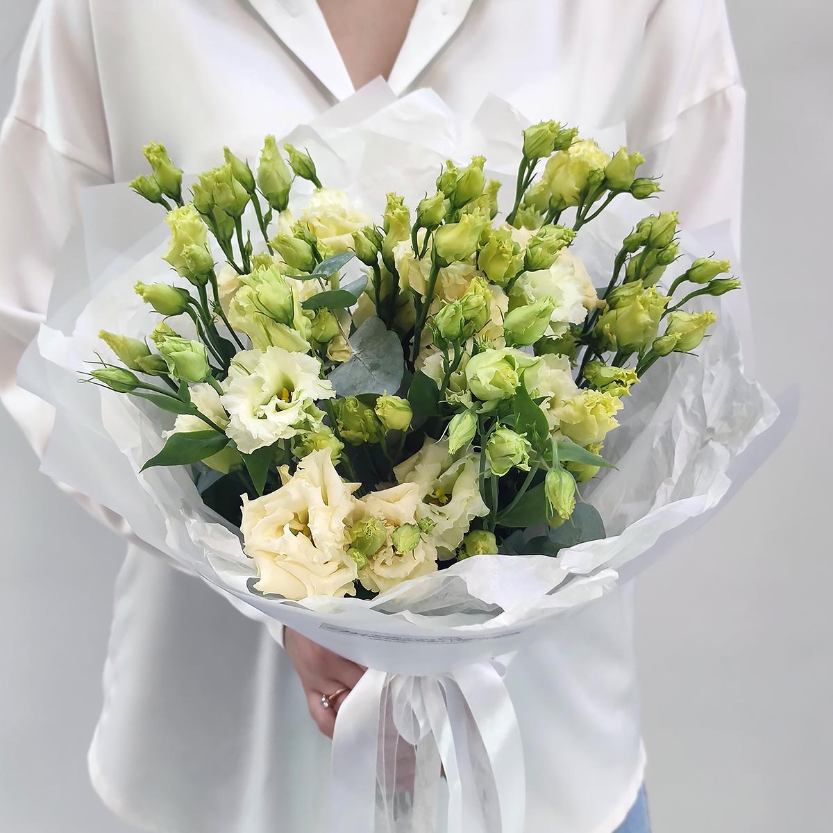 

Букет живых цветов, Талисман Флора, B2181, 40см