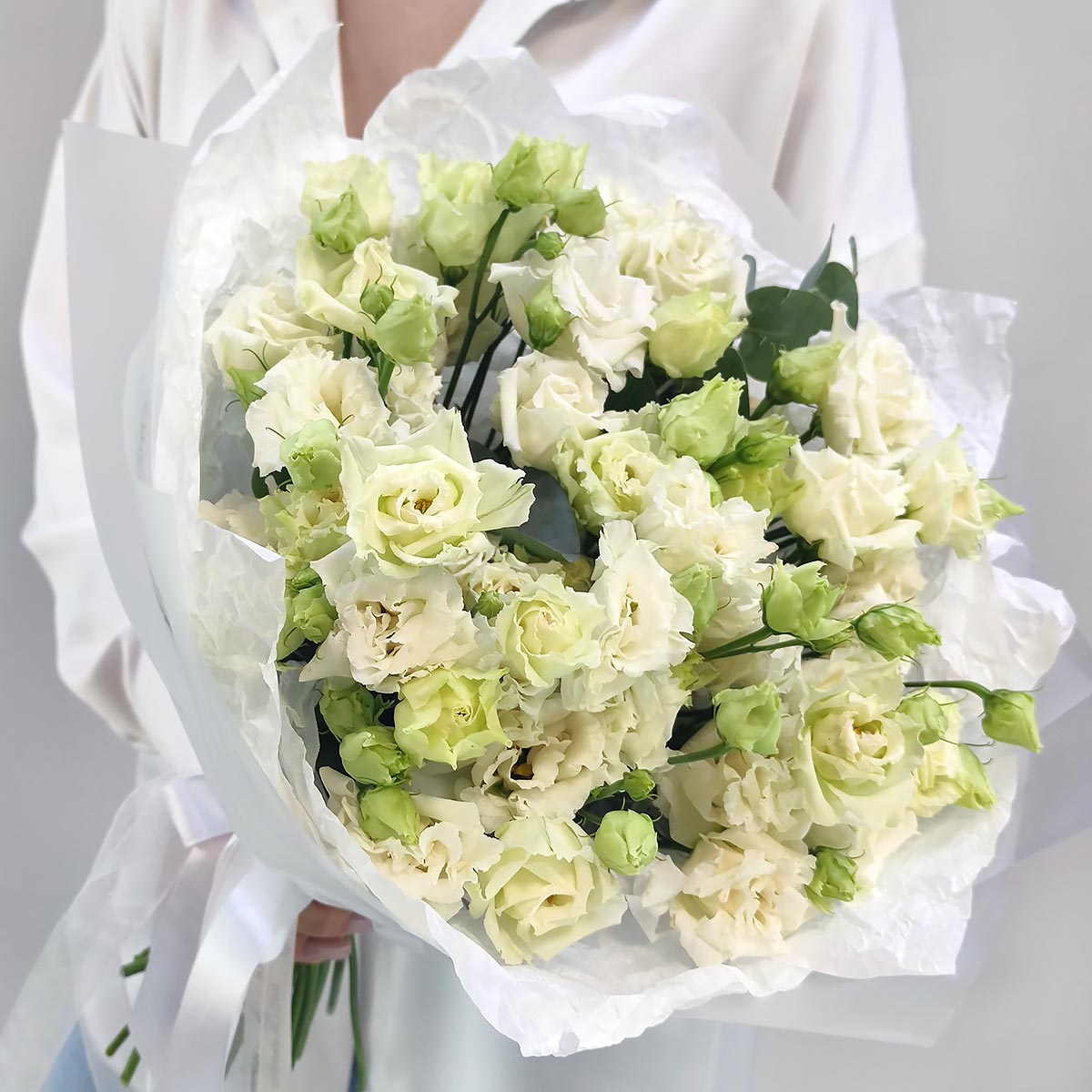 

Букет живых цветов, Талисман Флора, B2179, 43см