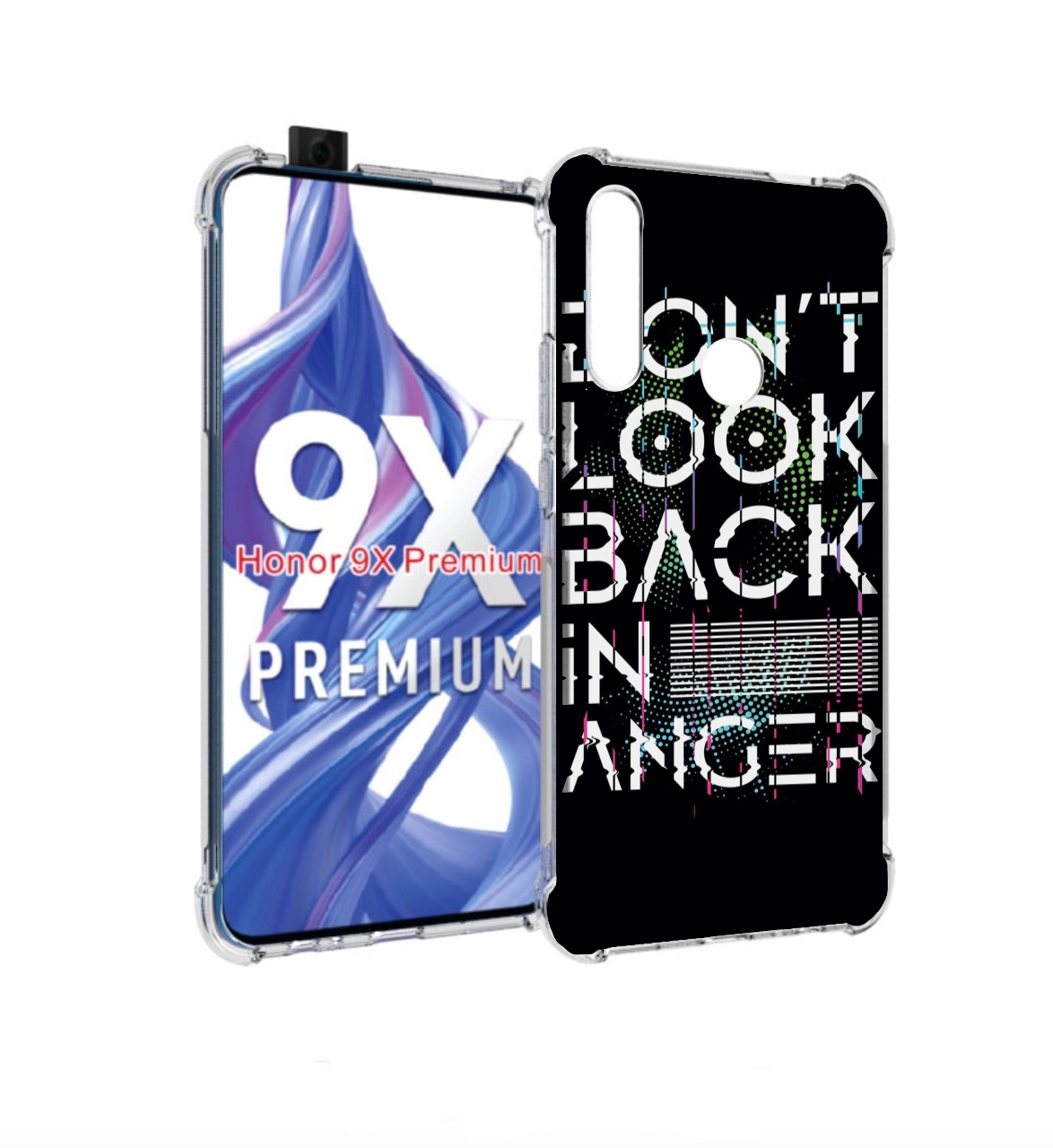 

Чехол бампер MyPads графический-текст для Honor 9X (STK-LX1)/Hua, Прозрачный, Tocco