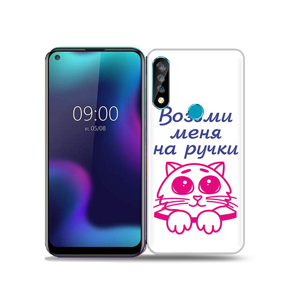 

Чехол MyPads Tocco для BQ 6424L мяу, Прозрачный, Tocco