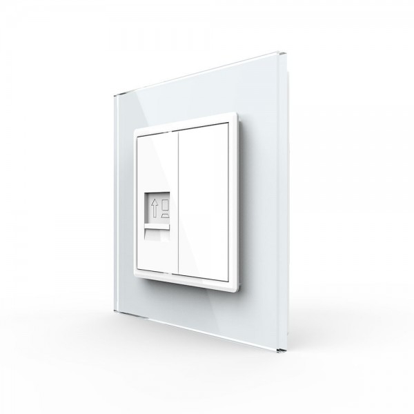 

Розетка Livolo КОМП RJ-45 Белая VL-C791C-11 Ливолотач