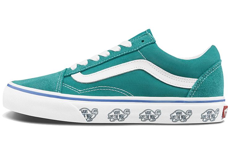 

Кеды унисекс Vans Old Skool зеленые 35 EU, Зеленый, Old Skool