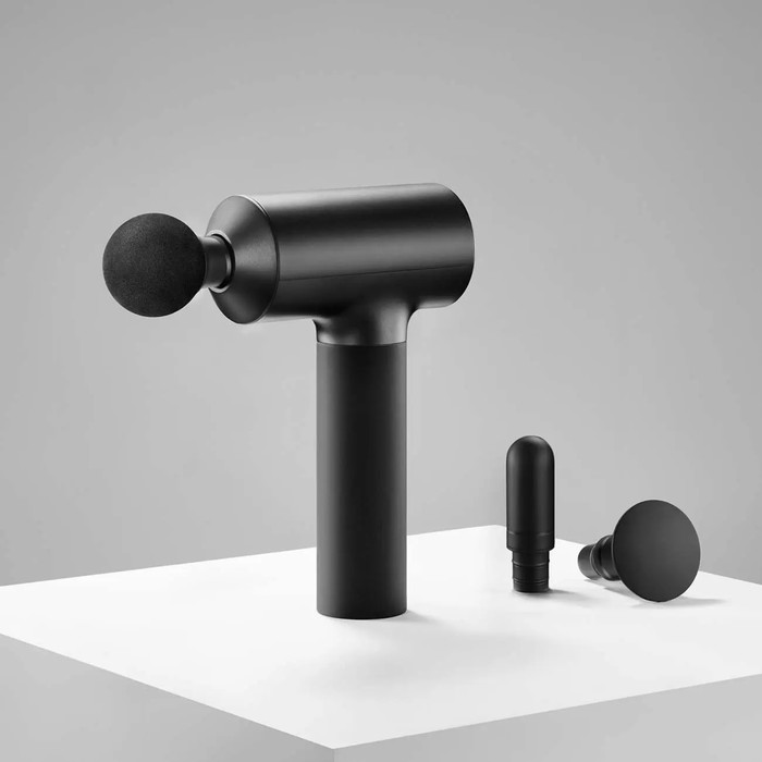 

Массажер для тела Xiaomi Massage Gun EU, перкуссионный, 45 Вт, 3 режима, 3 насадки, АКБ