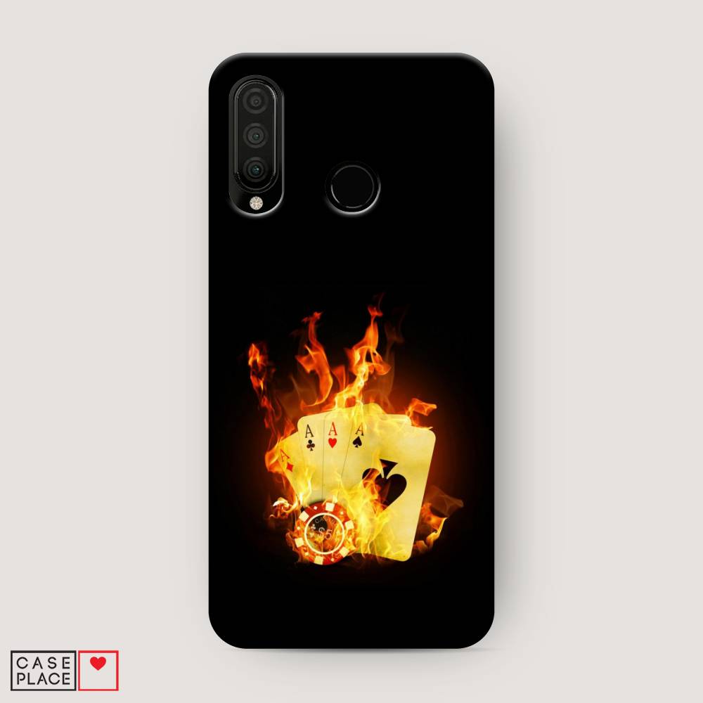 

Чехол Awog "Горящие карты" для Honor 20S