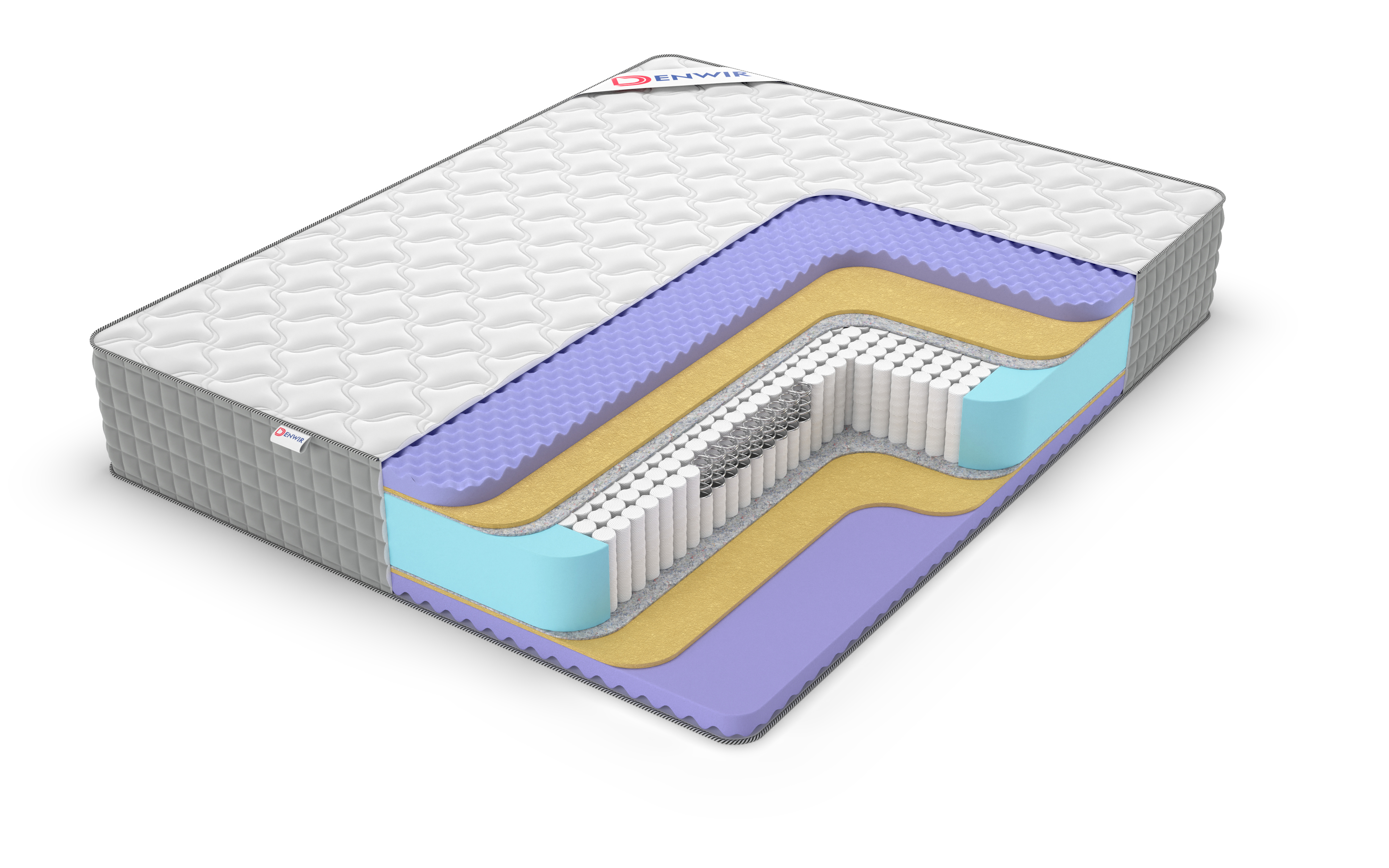 

Матрас пружинный DENWIR EXTRA FIVE MIDDLE S1000/chstmat_EFMS1000_1_75x120, Белый, EXTRA FIVE MIDDLE S1000