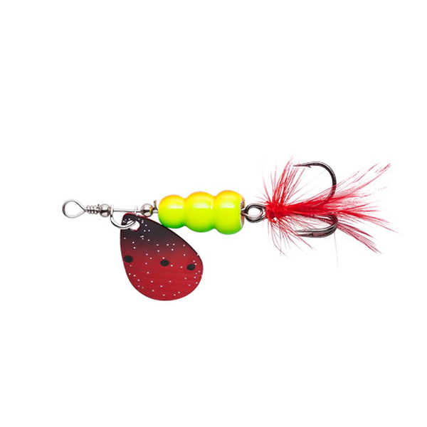 

TM SPRUT Блесна вращающаяся (вертушка) SPRUT HOSHI SPINNER ( 11гр/RBK), Красный;желтый