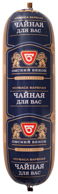 

Колбаса Омский бекон Чайная для Вас вареная