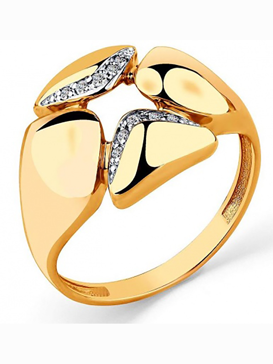 

Кольцо из красного золота с 10 фианитами р. 18,5 Master Brilliant 001-0417-0001-011, 001-0417-0001-011