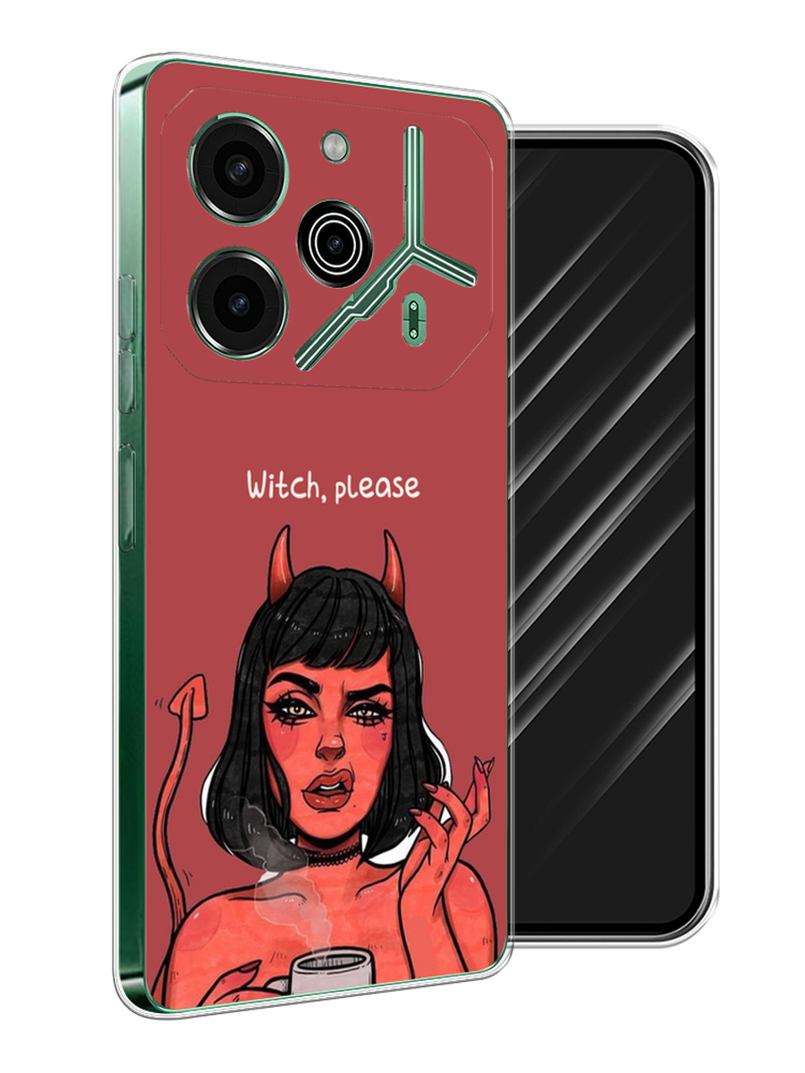 

Чехол Awog на Tecno Pova 6 Pro 5G "Evil Girl", Бордовый;черный, 305250-1