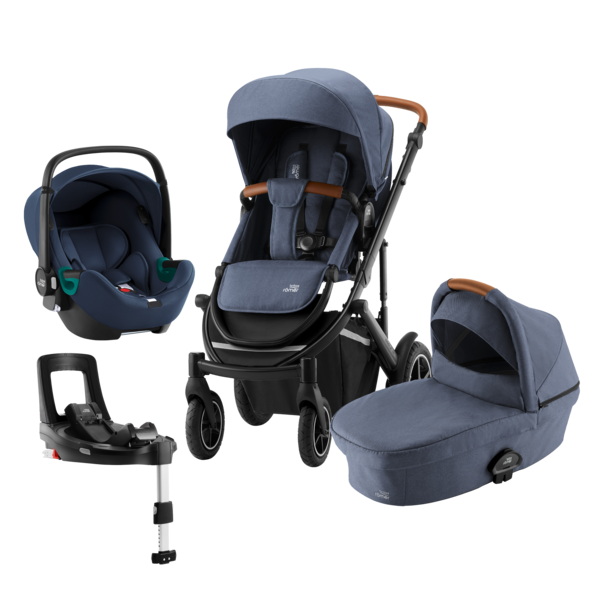 

Комплект 3 в 1 Britax Roemer SMILE III COMFORT PLUS Indigo Blue