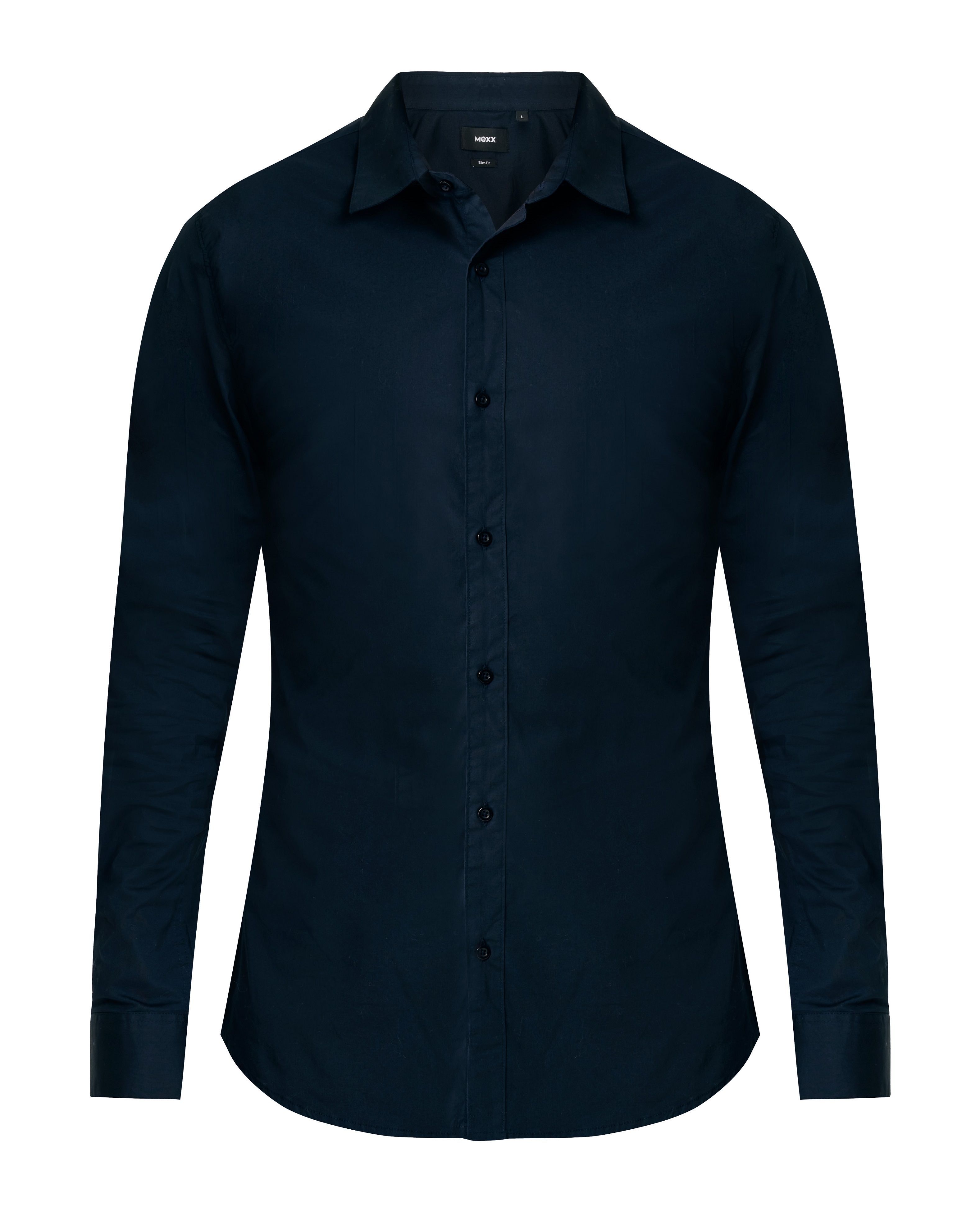 

Рубашка мужская MEXX MF007200243M синяя XL, Синий, MF007200243M