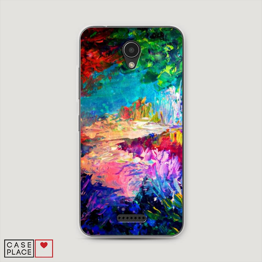 

Чехол на Lenovo Vibe B "Лес-гуашь", Синий;розовый;зеленый, 112450-4