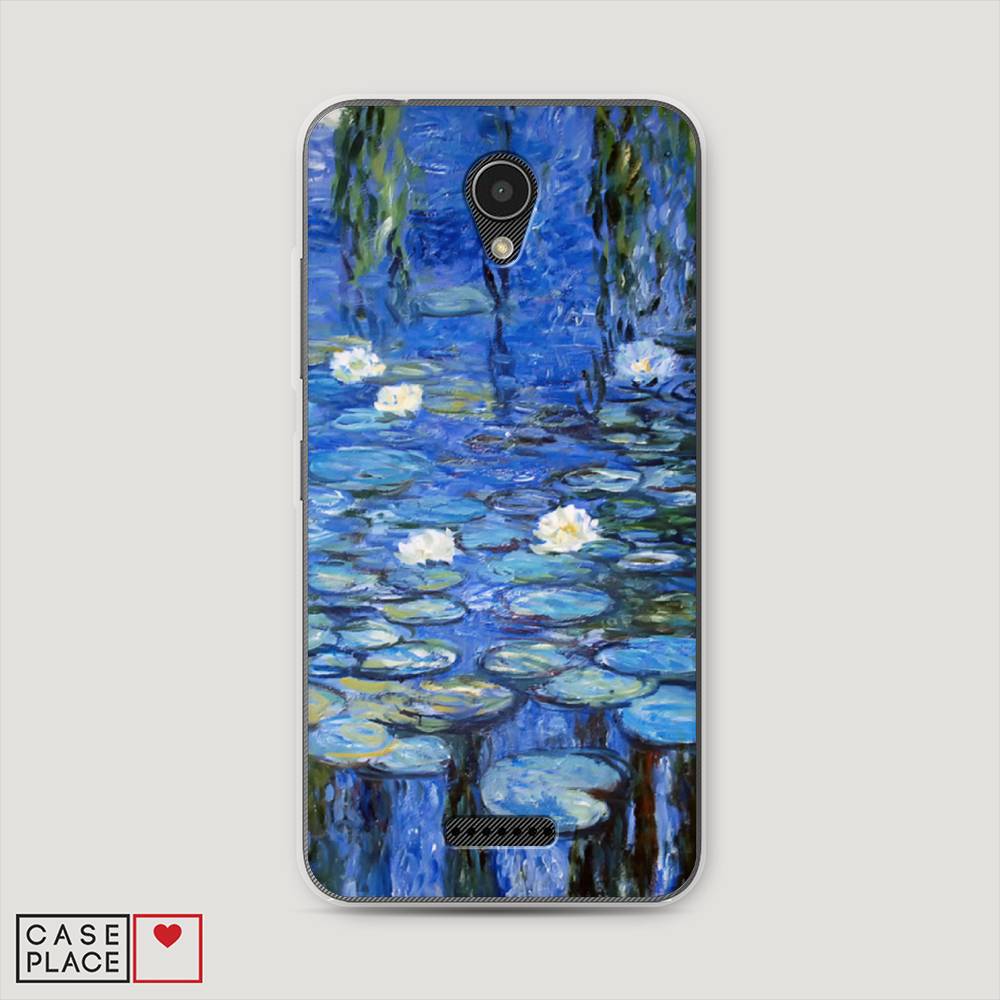 

Чехол на Lenovo Vibe B "Нарисованный пруд", Синий;зеленый, 112450-4