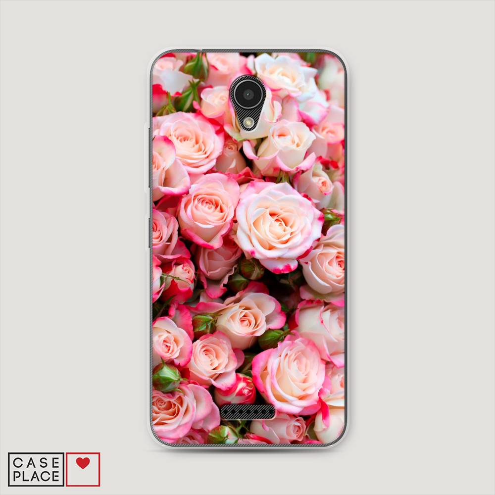 

Чехол на Lenovo Vibe B "Много роз", Розовый, 112450-2