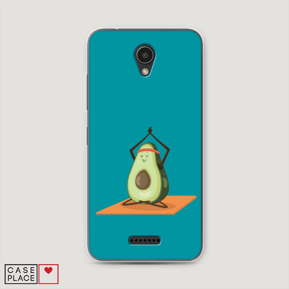 

Чехол на Lenovo Vibe B "Расслабься с авокадо", Голубой, 112450-6