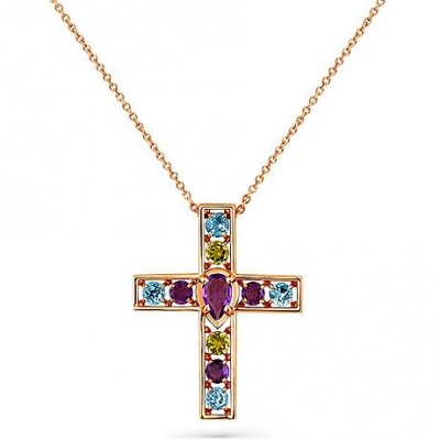 

Колье из золота с аметистами, топазами 44,5 см Master Brilliant 06-1-117-2200-010, 06-1-117-2200-010