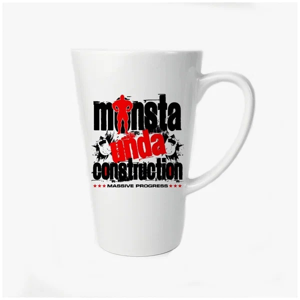 

Большая конусная кружка CoolPodarok Monsta unda construction