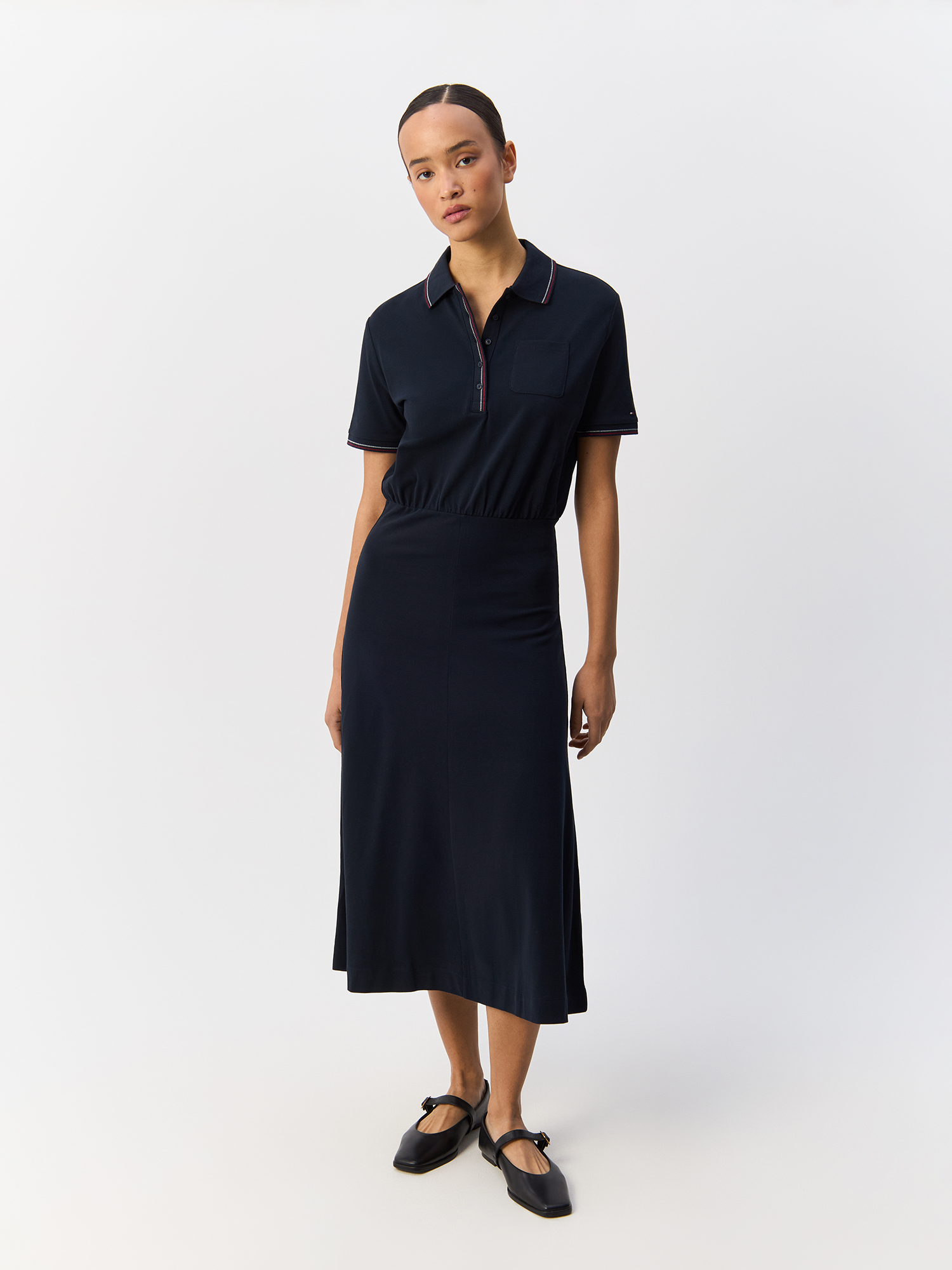 

Платье женское Tommy Hilfiger WW0WW42116 синее XS/40, Синий, WW0WW42116