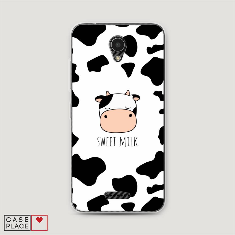 

Чехол на Lenovo Vibe B "Sweet milk", Розовый;белый;черный, 112450-1