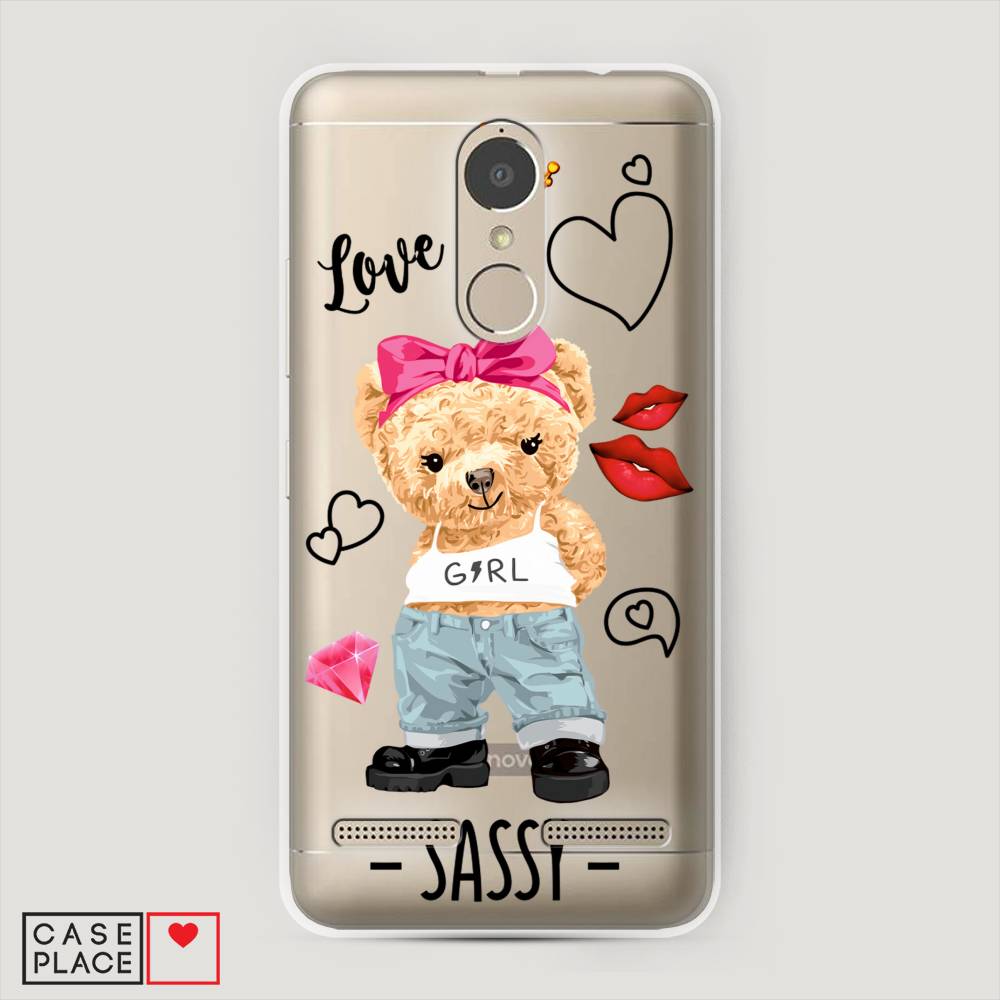 

Чехол на Lenovo K6 Power "Sugar Mommy", Голубой;белый;розовый, 112350-6