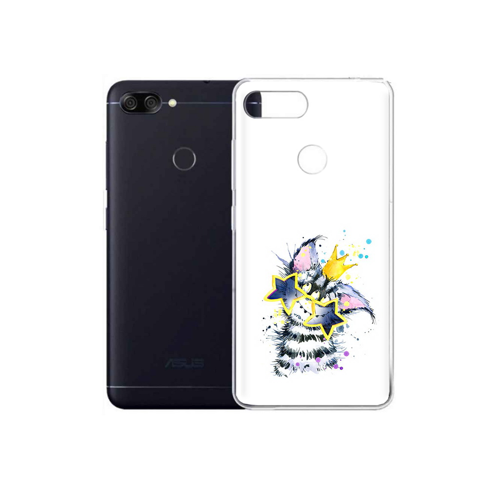 

Чехол MyPads Tocco для Asus ZenFone Max Plus M1 (ZB570TL) Мартовский Нуся, Прозрачный, Tocco