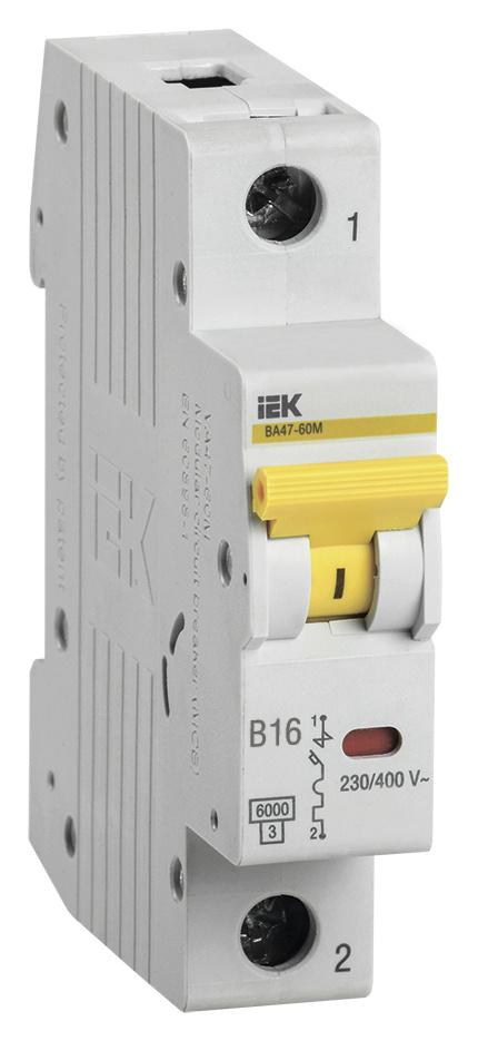 

Iek MVA31-1-016-B Выкл. авт. ВА47-60M 1Р 16А 6кА B