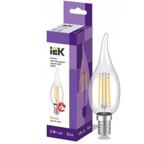 

Iek LLF-CB35-5-230-30-E14-CL Лампа LED СВ35 св.н/ветру 5Вт 230В 3000К E14 серия 360°