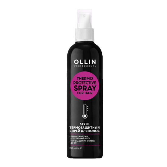 Термозащитный спрей для волос Ollin Professional 250 мл nioxin спрей термозащитный 150 мл