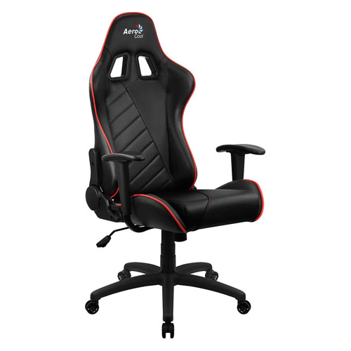 

Кресло игровое Aerocool AС110 AIR, на колесиках, эко.кожа/дышащая ткань, черный/красный/кр, AC110 AIR