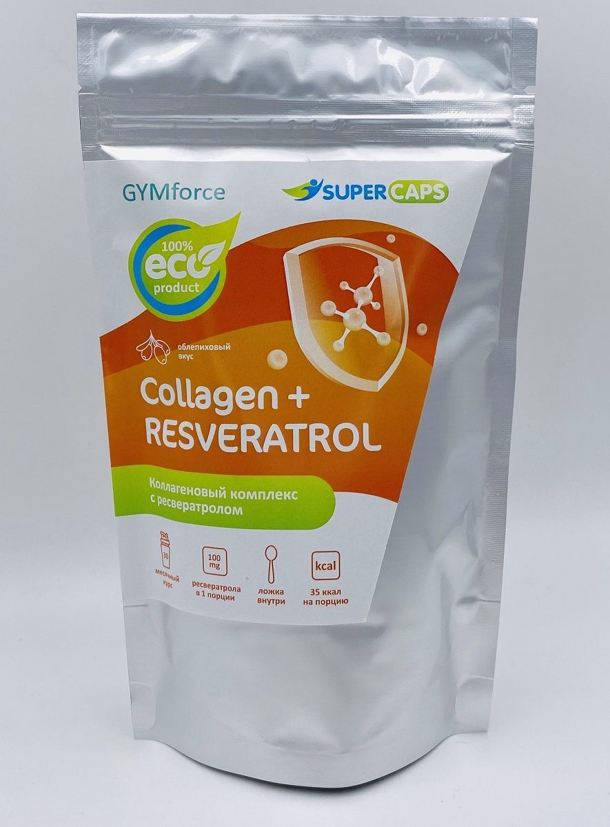 

Натуральный коллаген с ресвератролом GYMforce Collagen+ 150 гр.