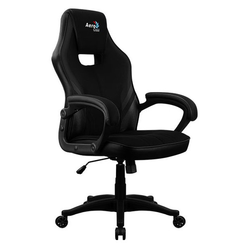 

Кресло игровое Aerocool AERO 2Alpha, на колесиках, ткань дышащая, черный [2 alpha black], AERO 2 Alpha