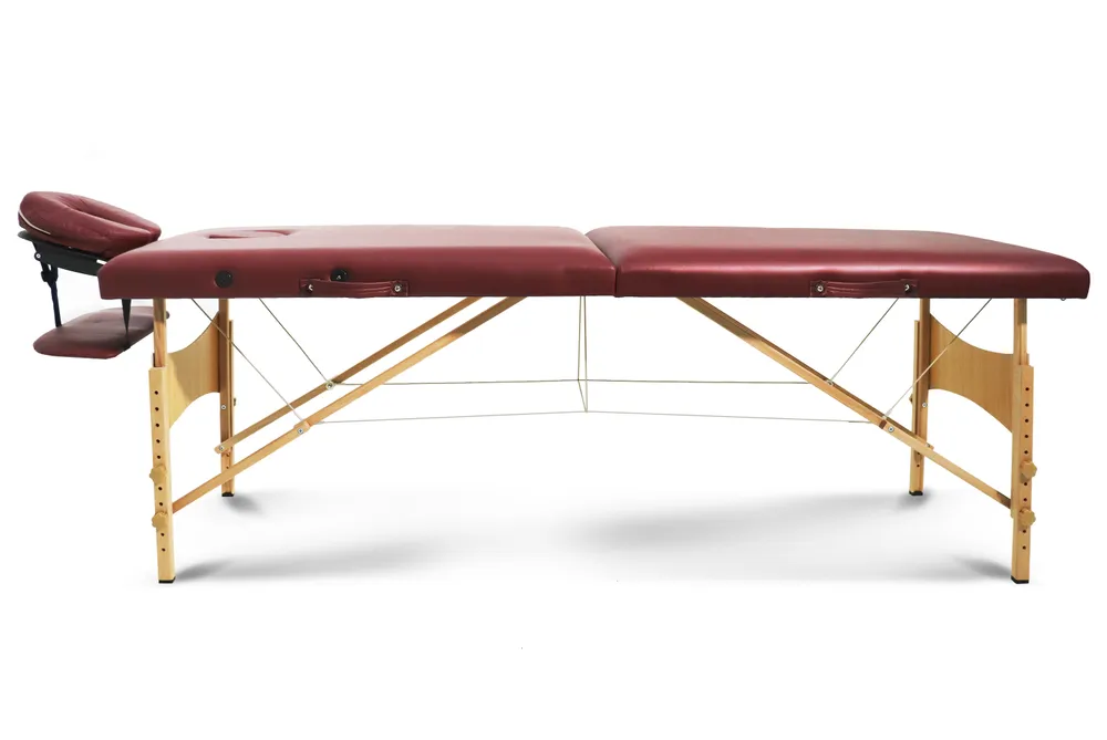 фото Массажный стол складной sl relax delux 185x60 см, с регулировкой высоты 61-85 см