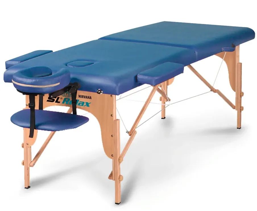 Массажный стол складной SL Relax Nirvana 185x70 см с регулировкой высоты 61-87 см