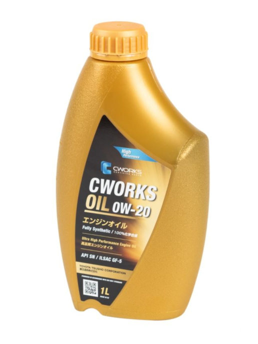 фото Масло моторное, синтетическое, cworks oil 0w-20 gf-5, 1 л.