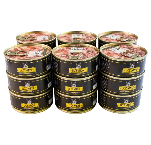 

Консервы для кошек Lick Nose, филе куриное, 18 шт по 100 г, курица 100 г