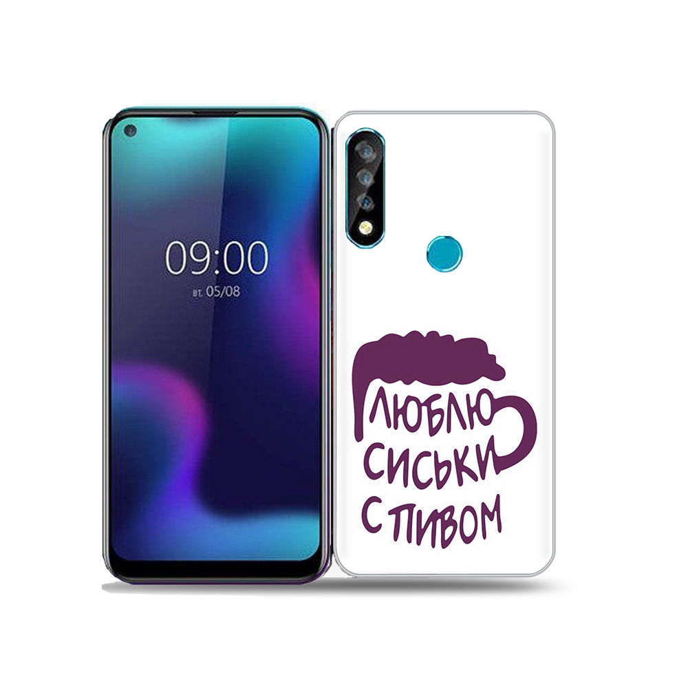 

Чехол MyPads Tocco для BQ 6424L люблю пить кружка, Прозрачный, Tocco