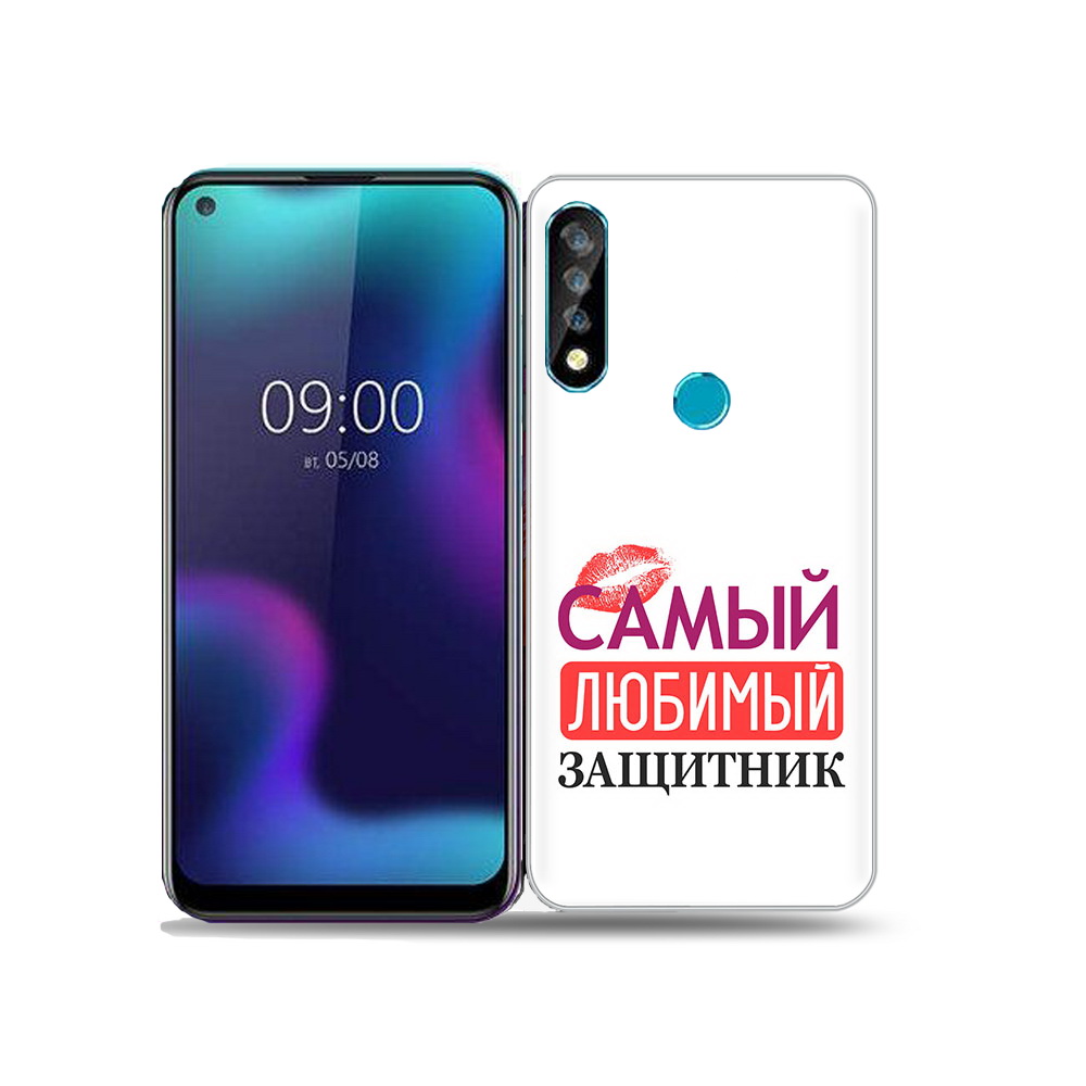 

Чехол MyPads Tocco для BQ 6424L любимый защитник, Прозрачный, Tocco