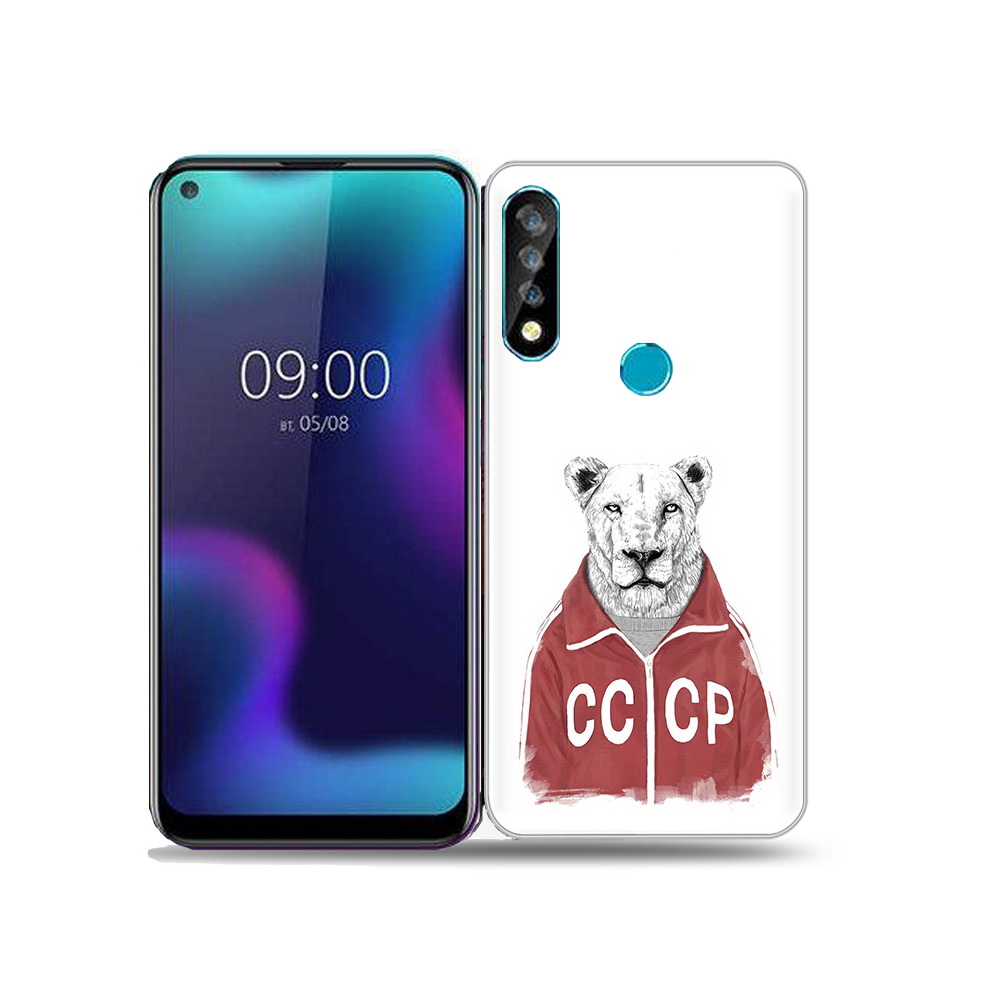 

Чехол MyPads Tocco для BQ 6424L львица ссср, Прозрачный, Tocco