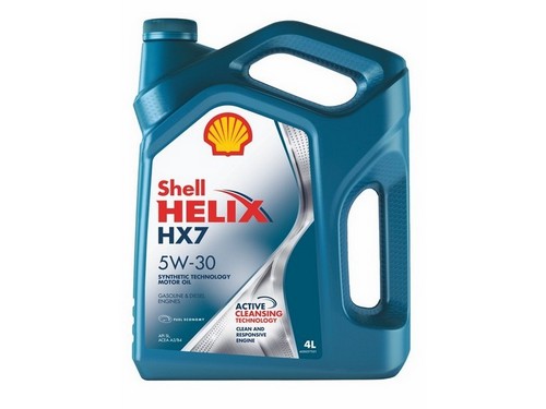 фото Shell моторное масло 5w30 синт. helix hx7 a3/b3/b4 sn/cf (4л) (shell)