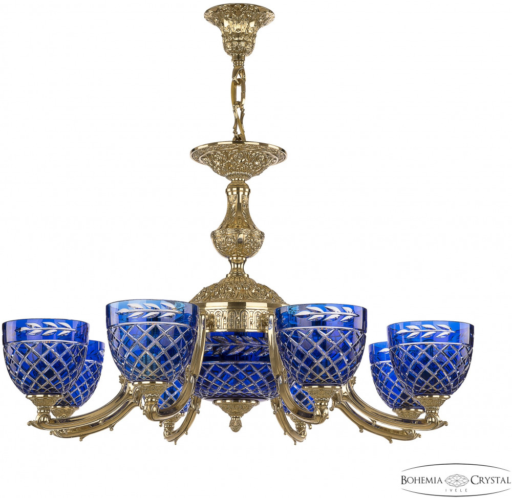 

Подвесная люстра Verona 72211P/8/210 G P1 U Clear-Blue/H-1J