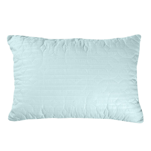 фото Подушка cotton fresh с волокном хлопка 50х70, цвет: голубой, just sleep