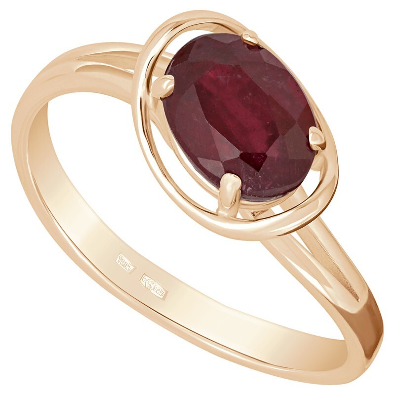 

Кольцо из серебра с рубином р., LAZURIT-ONLINE 773002, 773002