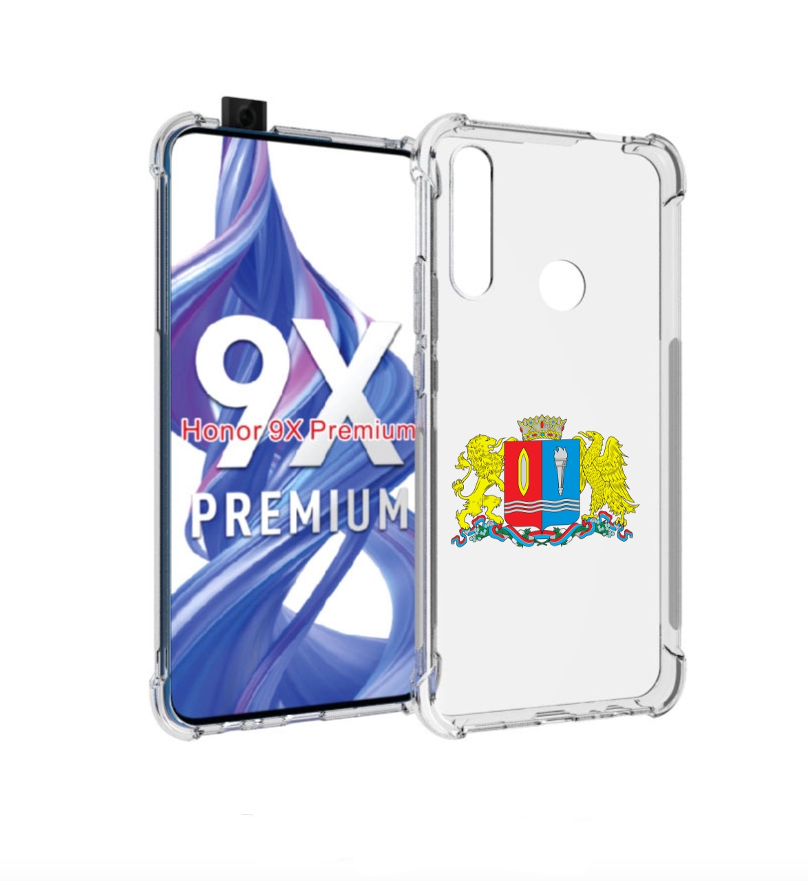 

Чехол бампер MyPads герб-иваноскои-области для Honor 9X (STK-LX, Прозрачный, Tocco