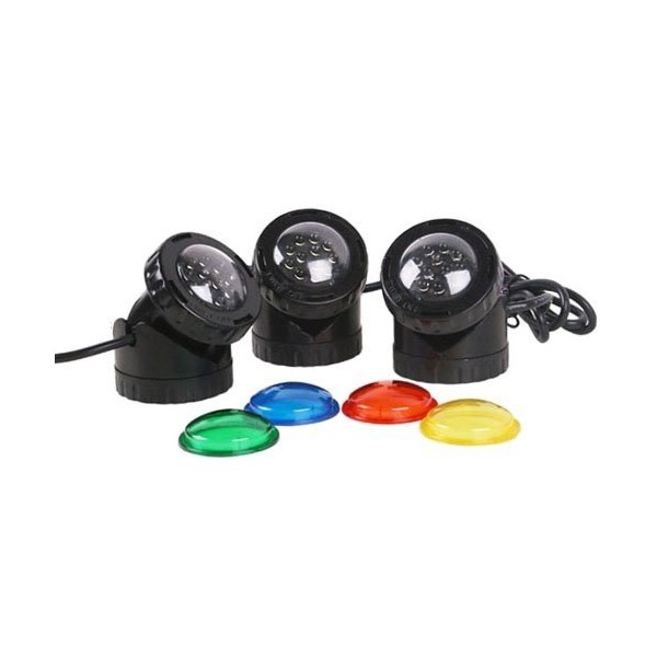 

Jebao PL1-3 LED комп-т (3шт). подсветка подводная/надводная прудовая светодиодная