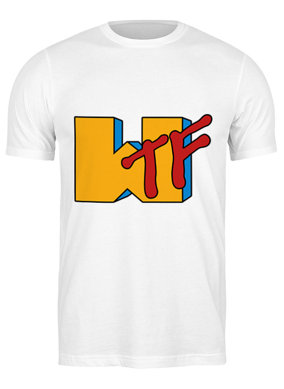 

Футболка мужская Wtf(какого чёрта) 3107979 Printio белая 2XL, Wtf(какого чёрта) 3107979