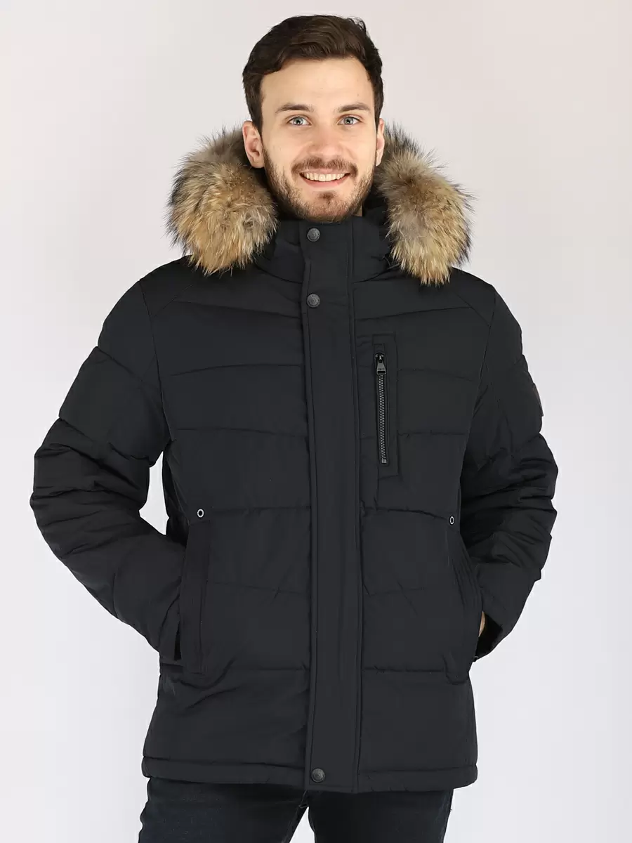 

Пуховик мужской A passion play SQ62766 синий 46, SQ62766